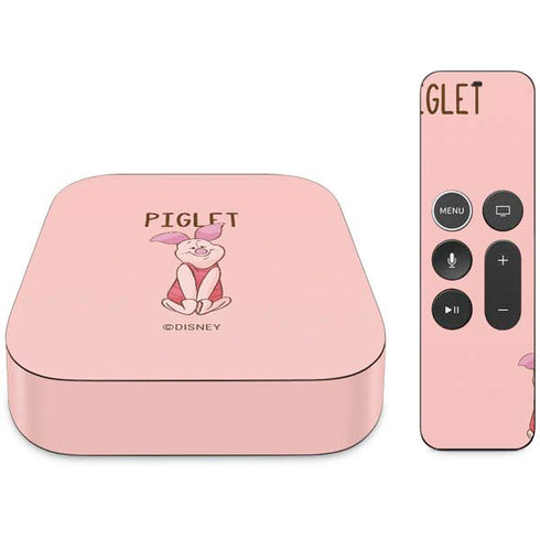 Disney Winnie the Pooh Piglet Portrait Apple TV Skin
